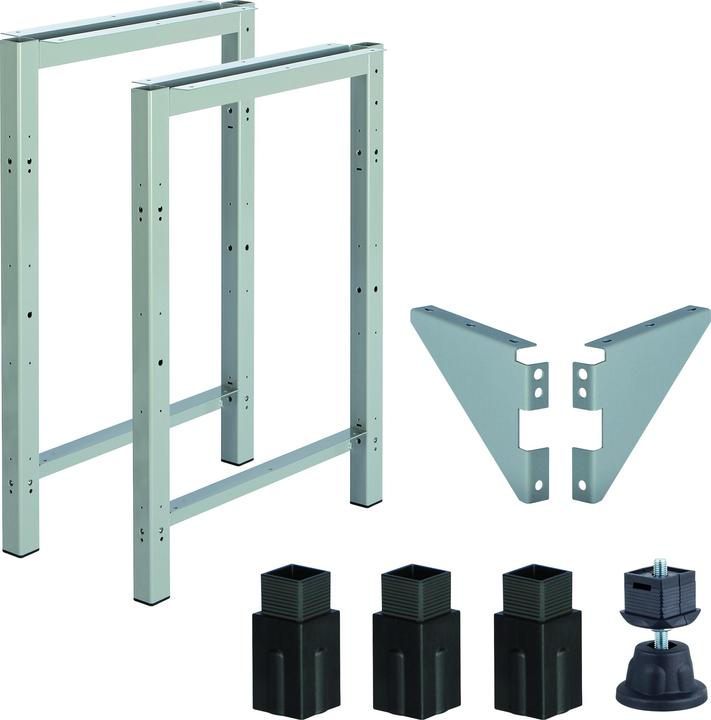 wolfcraft Bein-Set 8-tlg. (Metall)
