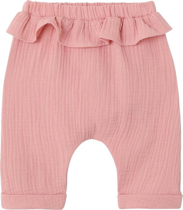 Vertbaudet Baby-Set mit Volants: Bluse & Haremshose, Musselin