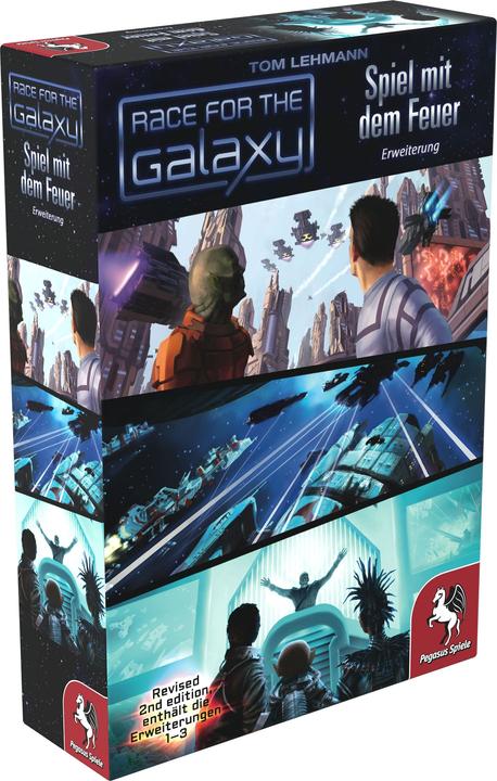 Actual product image Pegasus 53023G - Race for the Galaxy: Spiel mit dem Feuer, ab 12 Jahren (DE-Erweiterung 1-3) (German)