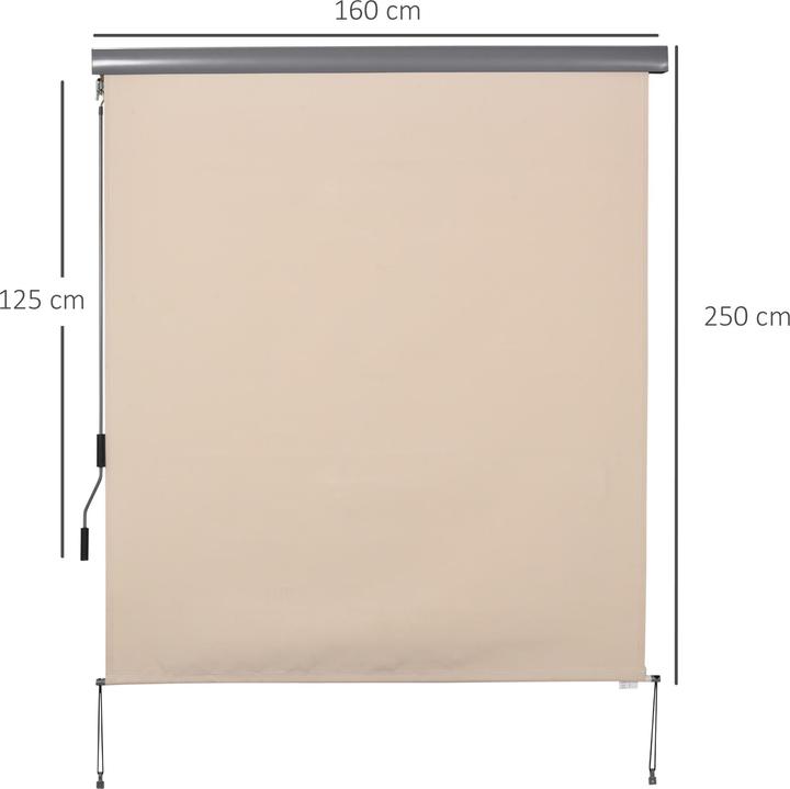 Actual product image Outsunny Vertical awning (1.60 m)