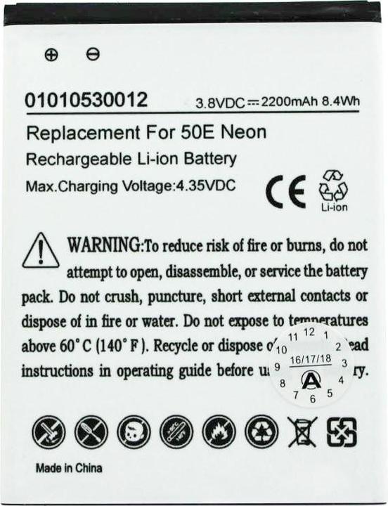Produktbild AccuCell Akku Archos 50E Neon, AC50ENE