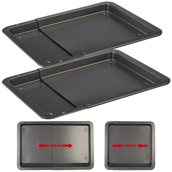 Image du produit Rosenstein & Söhne Plaque à pâtisserie universelle extensible, lot de 2