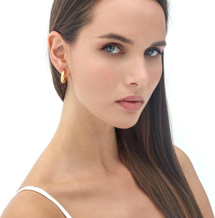Produktbild Sensora Jewelry Chunky Hoops Ohrringe (Edelstahl)