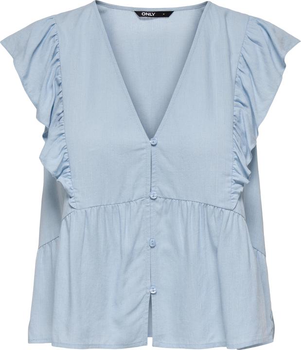 Only Normal geschnitten V-Ausschnitt Top Top