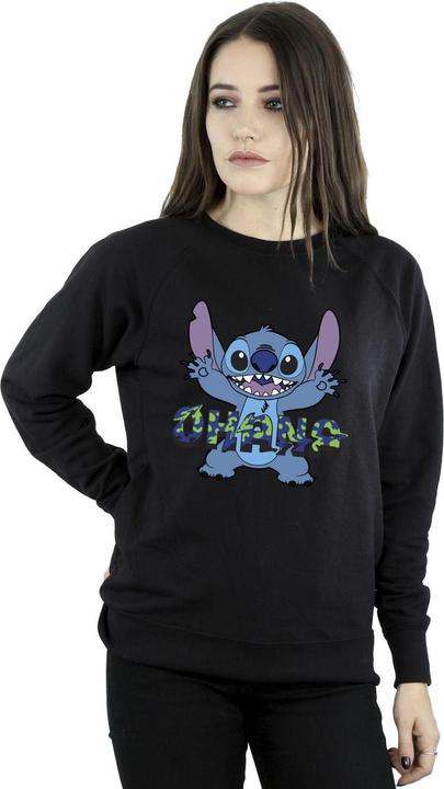 Immagine prodotto Disney Lilo And Stitch Ohana Blue Glitch Felpa Donna (XL)