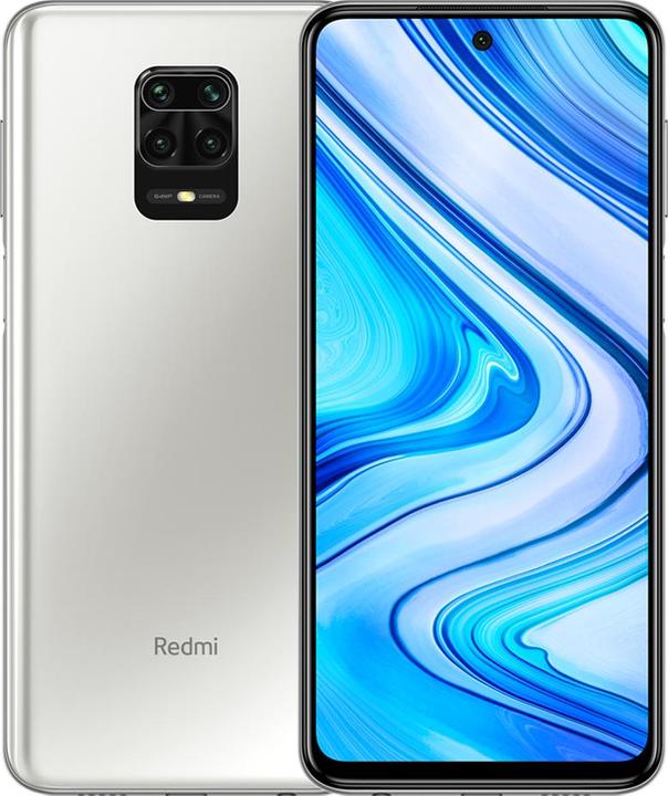 Xiaomi Redmi Note 9 Pro (128 GB, Glacier White, 6.67", Dual SIM + SD, 64 Mpx, 4G)