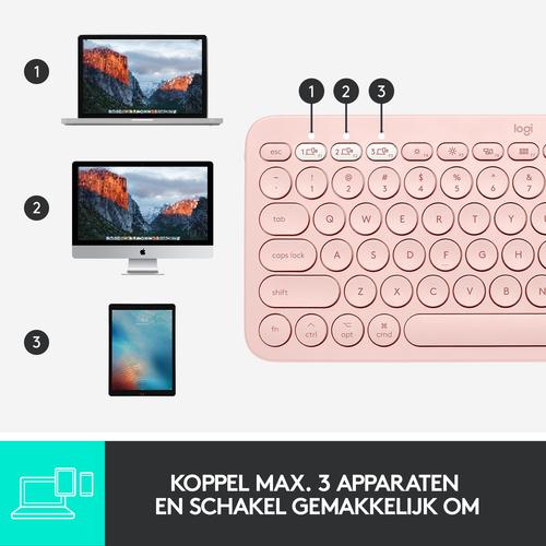Produktbild Logitech K380 (Eng. Int., Kabellos)