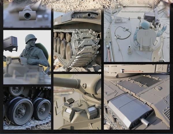 Produktbild Es-toys RC Panzer M41 A3 "WALKER BULLDOG" Heng Long 1:16 Mit R&S, Metallgetriebe Und Metallketten... (RTR Ready-to-Run)