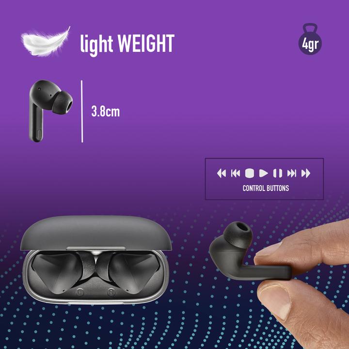 Image du produit NGS Artica crown black (8 h, Sans fil)