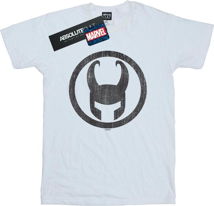 Actual product image Womens/Ladies Loki Icon Cotton Boyfriend T-Shirt (XL)