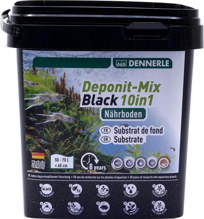 Produktbild Dennerle DeponitMix Black 10in1, 2.4kg (Aquarium Dünger)