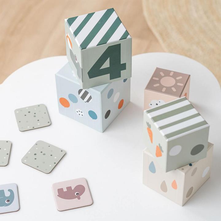 Actual product image Done by Deer Stacking tower 5 pieces Deer friends colour mix