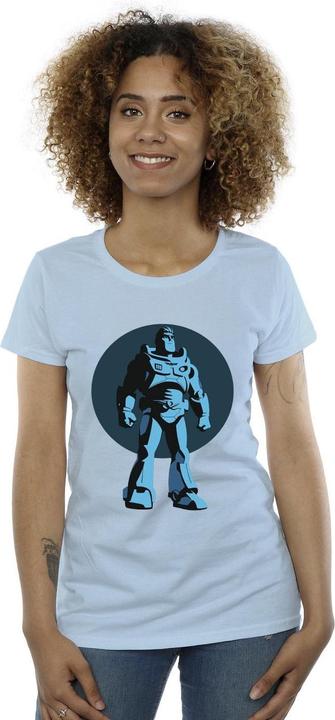 Actual product image Disney Womens/Ladies Lightyear Buzz Standing Circle Cotton T-Shirt (L)