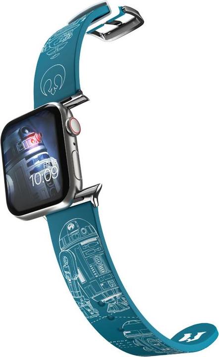 Immagine prodotto Moby Fox Bracciale Smartwatch Star Wars R2-D2 Blueprints 22 mm (22 mm, Acciaio inossidabile, Silicone)