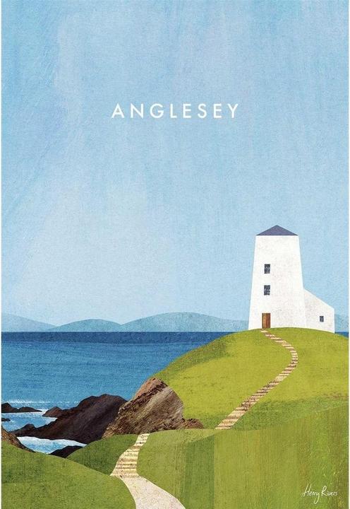 Image du produit Henry Rivers Plaque du phare Twr Mawr d'Anglesey (59 x 40 cm)