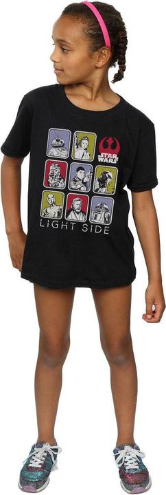 Actual product image Star Wars Girls The Last Jedi Multi Character Cotton T-Shirt (140, 146)