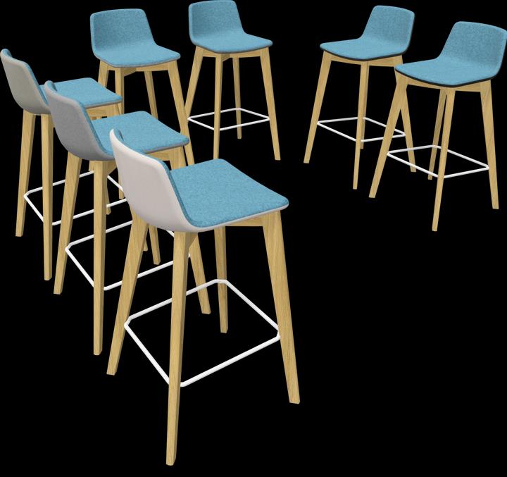 Immagine prodotto Narbutas Sgabello da bar Twist & Sit