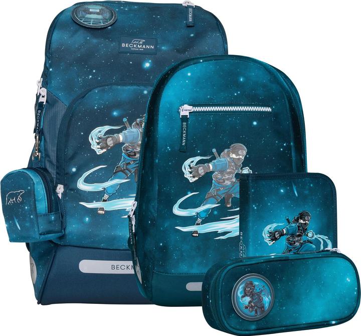 Beckmann Schulrucksack Active Air FLX mit Wendetasche (25 l)