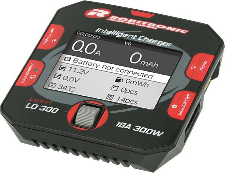 Produktbild Robitronic Ladegerät DC Expert LD 300 LiPo 1-6s 16A 300W