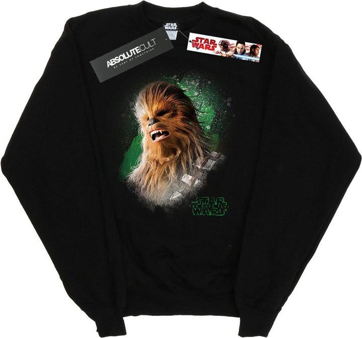 Actual product image Star Wars Boys The Last Jedi Chewbacca Brushed Sweatshirt (140, 146)
