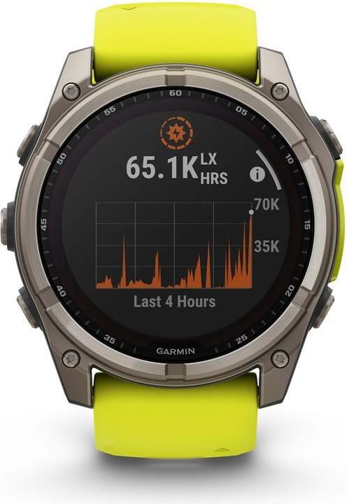 Image du produit Garmin Fenix 8 Solar Sapphire Titan (51 mm)