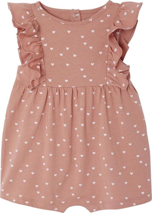 Image du produit Vertbaudet Bio-Kollektion: Baby Kurzoverall mit Volantärmeln BASIC (74)