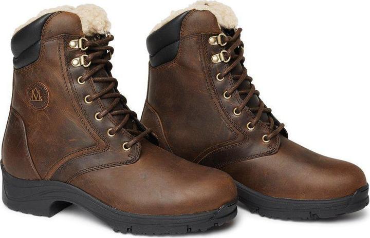 Mountain Horse boots kunstpelz schnürsenkel reiten snowy river (39)
