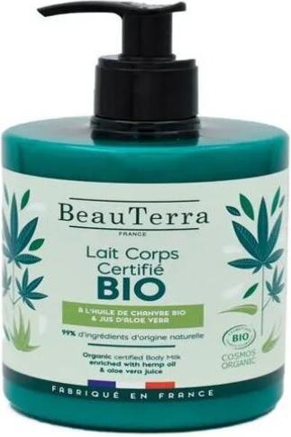 Produktbild BeauTerra Körpermilch Hanf & Aloe Vera Bio Fl 500 ml (Körpermilch, 500 ml)