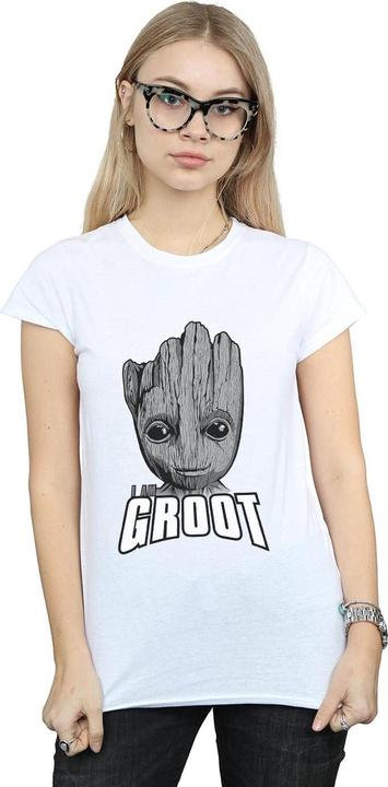 Immagine prodotto Guardians Of The Galaxy Groot Face Maglietta Donna (M)