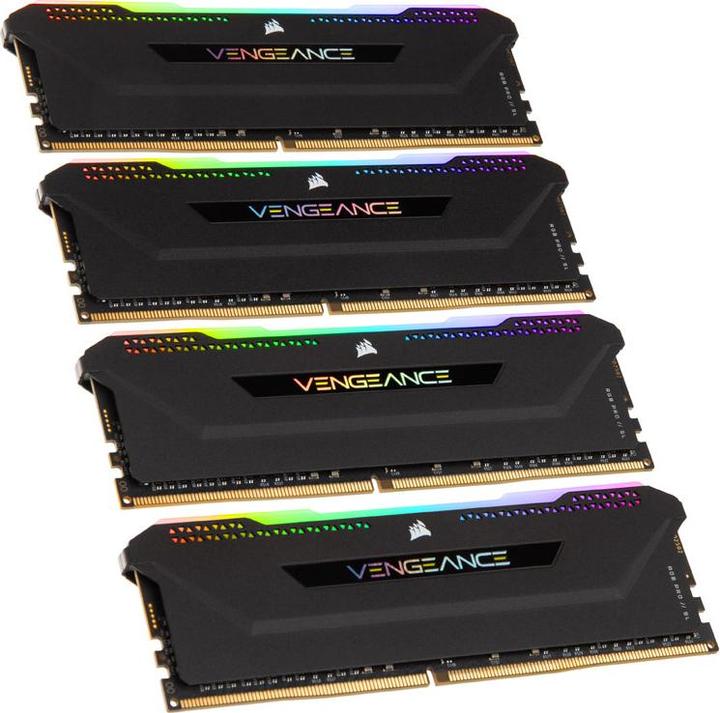 Produktbild Corsair Vengeance RGB Pro SL (4 x 8GB, 3200 MHz, DDR4-RAM, DIMM)