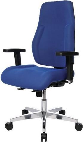 Realspace Chaise de bureau Signum tissu bleu 8 heures/jour