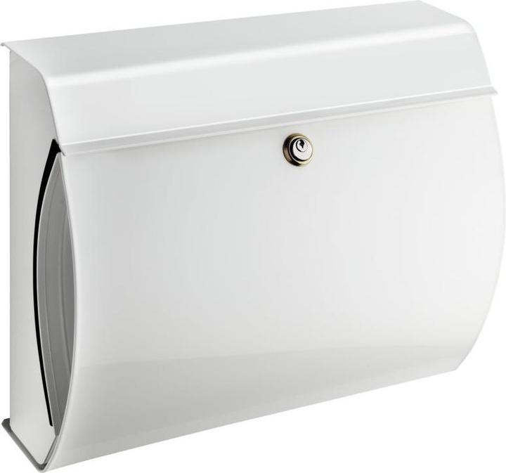 Produktbild Burg Wächter Briefkasten Verona 3844 / 884 m.Innenlicht weiss DIN C4