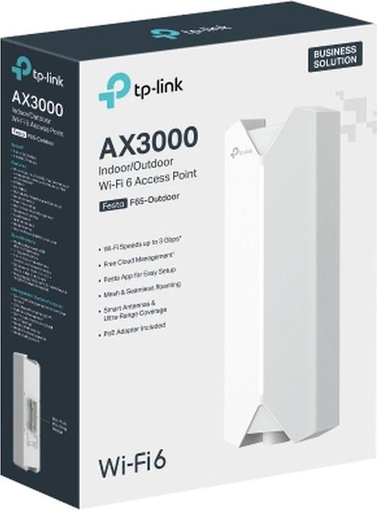 Actual product image TP-Link AX3000 INDOOR/OUTDOOR DUAL-BAND WI-FI 6 ACCESS POINT (2402 Mbit/s)