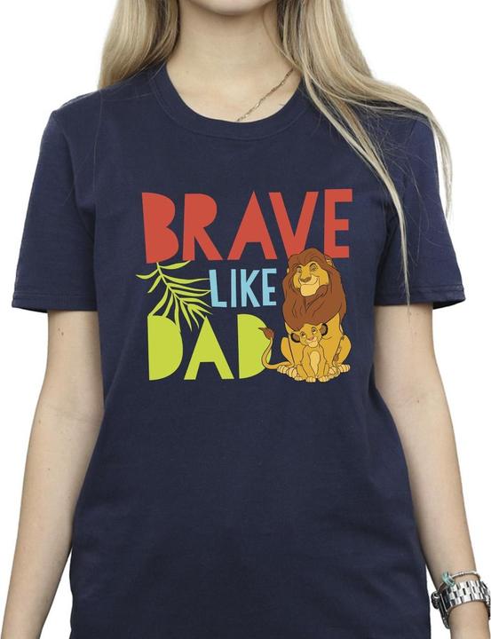 Immagine prodotto Disney The Lion King Brave Like Dad Maglietta Ampia Donna (XL)