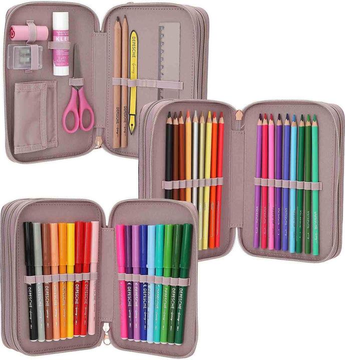 Produktbild Magni DEPESCHE TOPModel Federtasche 3fach VIVA VIOLET gefüllt
