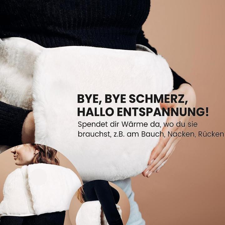 Immagine prodotto Hermex Wärmegürtel- und Wärmflaschen-Set Handwärmer Bauchwärmer Heizflasche (0.80 l)