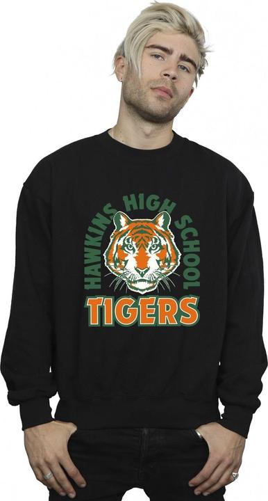 Immagine prodotto Netflix Stranger Things Hawkins Arch Tiger Felpa Uomo (M)