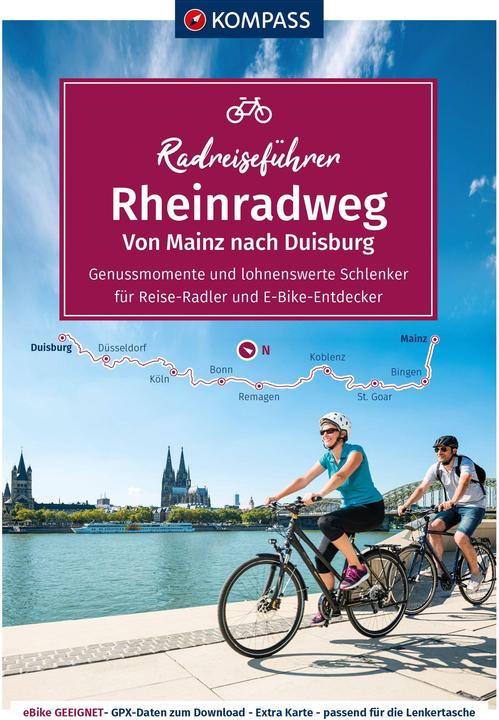 Immagine prodotto RadReiseFührer Rheinradweg von Mainz bis Duisburg (Tedesco, Bussola, 2022)