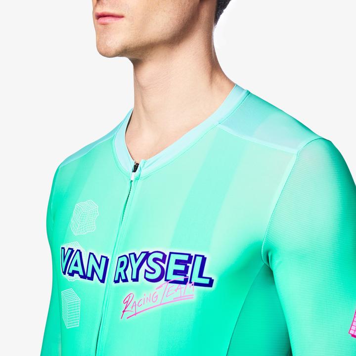 Immagine prodotto Van rysel Radtrikot Rennrad kurzarm Sommer Racer 2 Aquamarin (S)