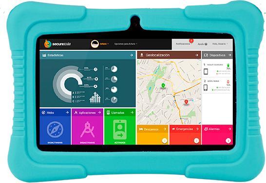 Produktbild Save Family Tab Kids7 (Kinder Tablet) (nur WLAN, 7", 16 GB, Blau)