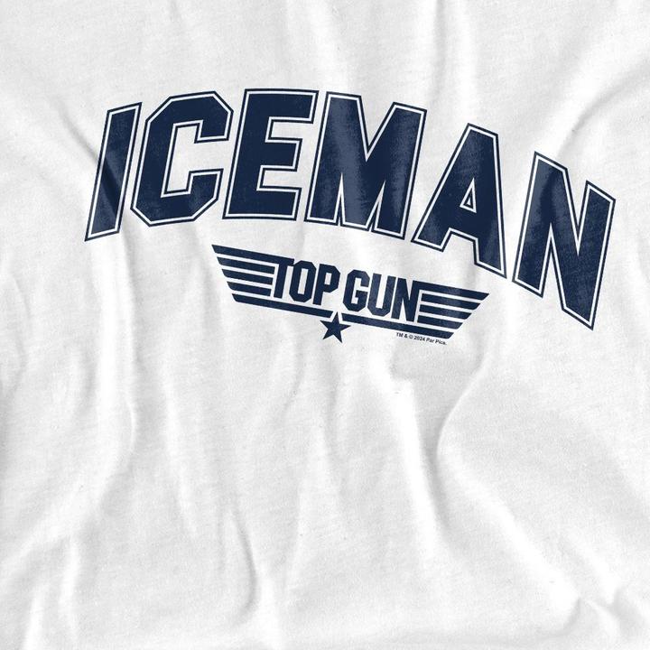 Actual product image Top Gun Unisex Adult Iceman Varsity T-Shirt (S)