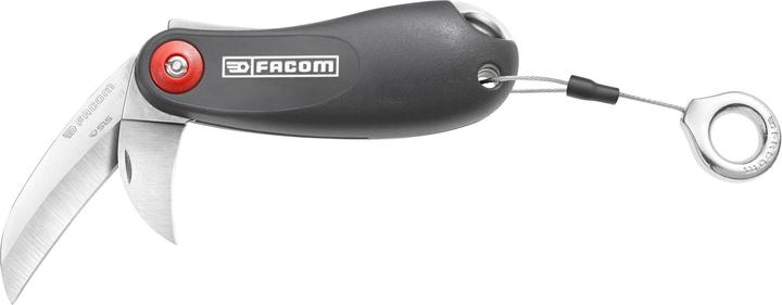 Facom Cable knife with plastic handle and ® SLS system | 2 blades