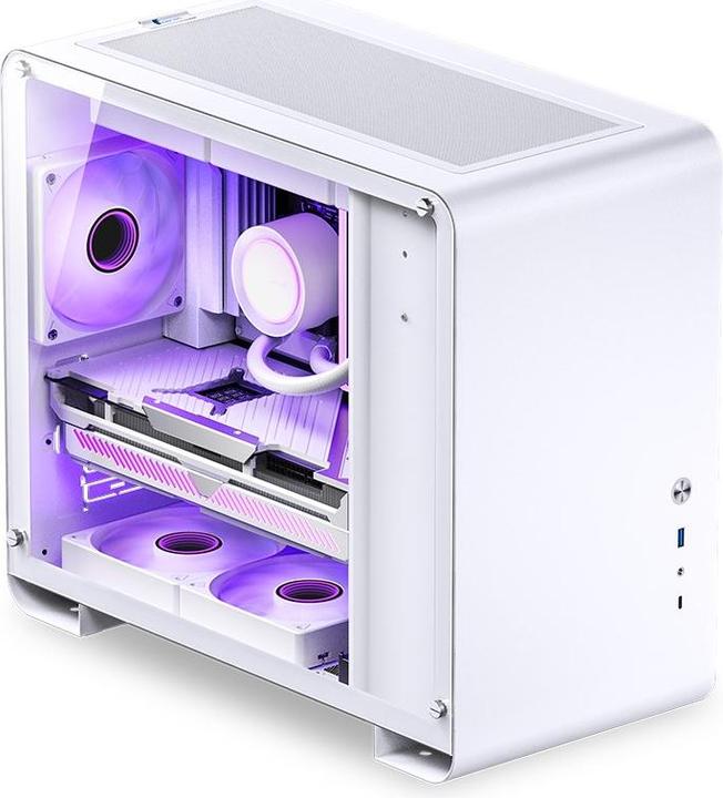 Actual product image Jonsbo U4 Mini Micro ATX case, tempered glass (mATX, Mini-ITX)