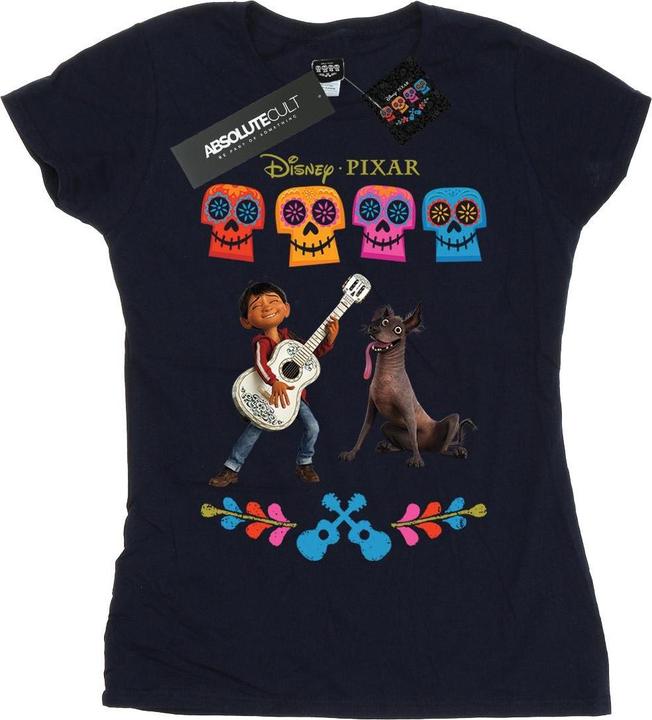 Actual product image Disney Womens/Ladies Coco Miguel Logo Cotton T-Shirt (XXL)