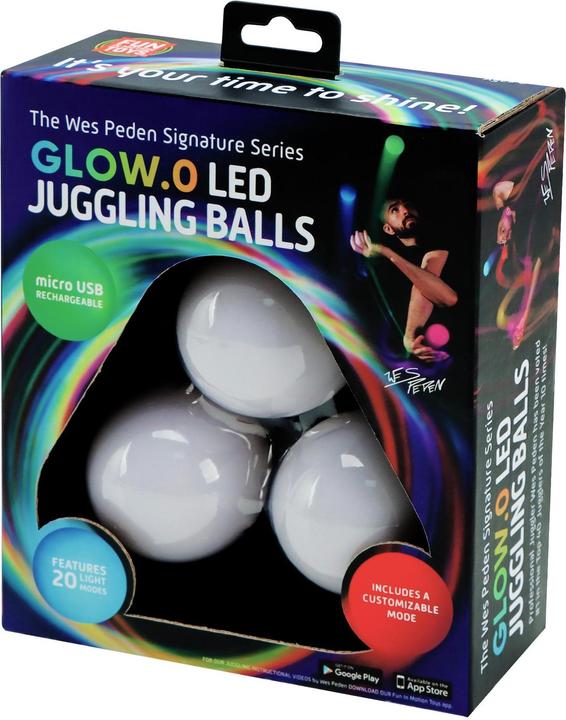 Image du produit Spin Balls Set de 3 balles de jonglage avec LED