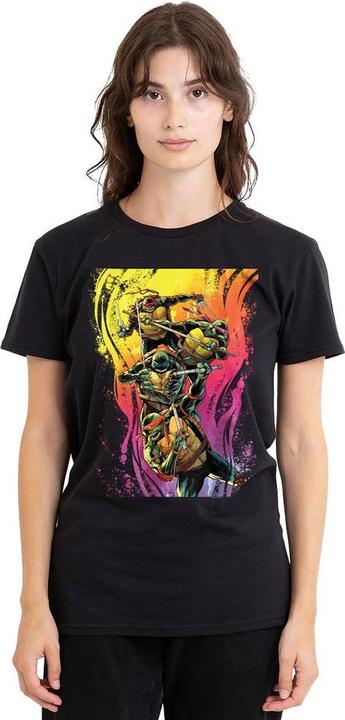 Image du produit Teenage Mutant NT - T-shirt HOT RAINBOW WARRIORS - Adulte (XXL)