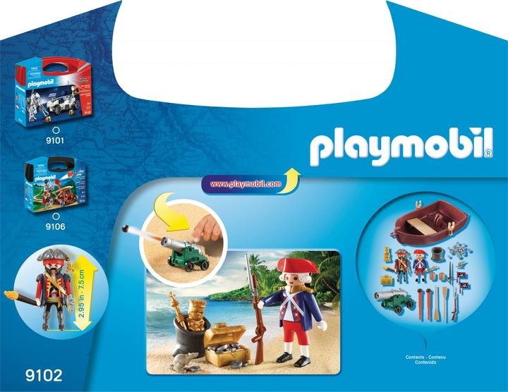 Produktbild Playmobil Piraten-Räuber-Transportkoffer (9102, Playmobil Pirates)