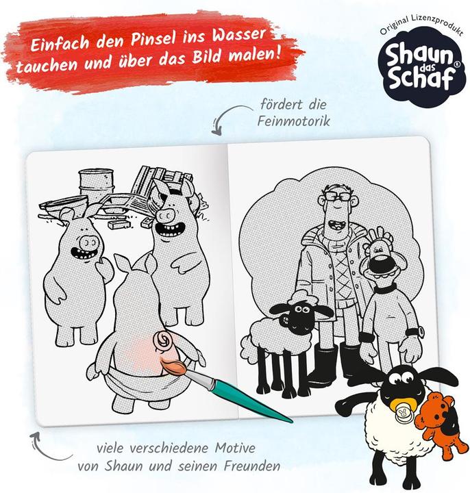Image du produit Livre de coloriage magique Shaun le mouton