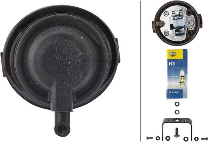 Actual product image Hella Halogen fog lights for CLAAS