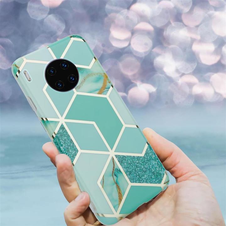 Image du produit Cadorabo Couverture IMD TPU Marbre coloré (Mate 30 Pro)